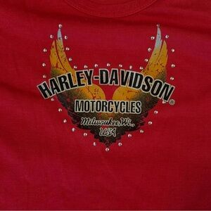 Harley-Davidson Vintage Red Tank